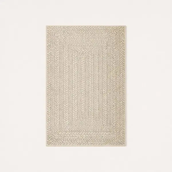 Alfombra SAND — Efecto Yute Crema 60x110 cm