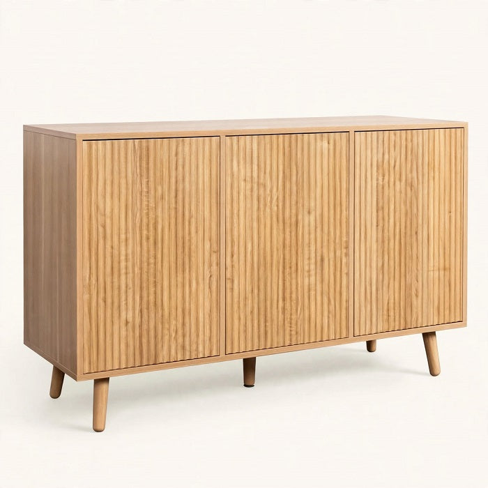 Aparador RIFFEL — Puertas Acanaladas, 120 cm