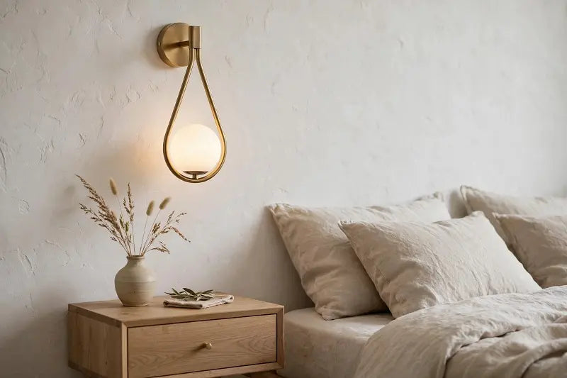 Aplique de Pared KULA — Globo Opalino LED