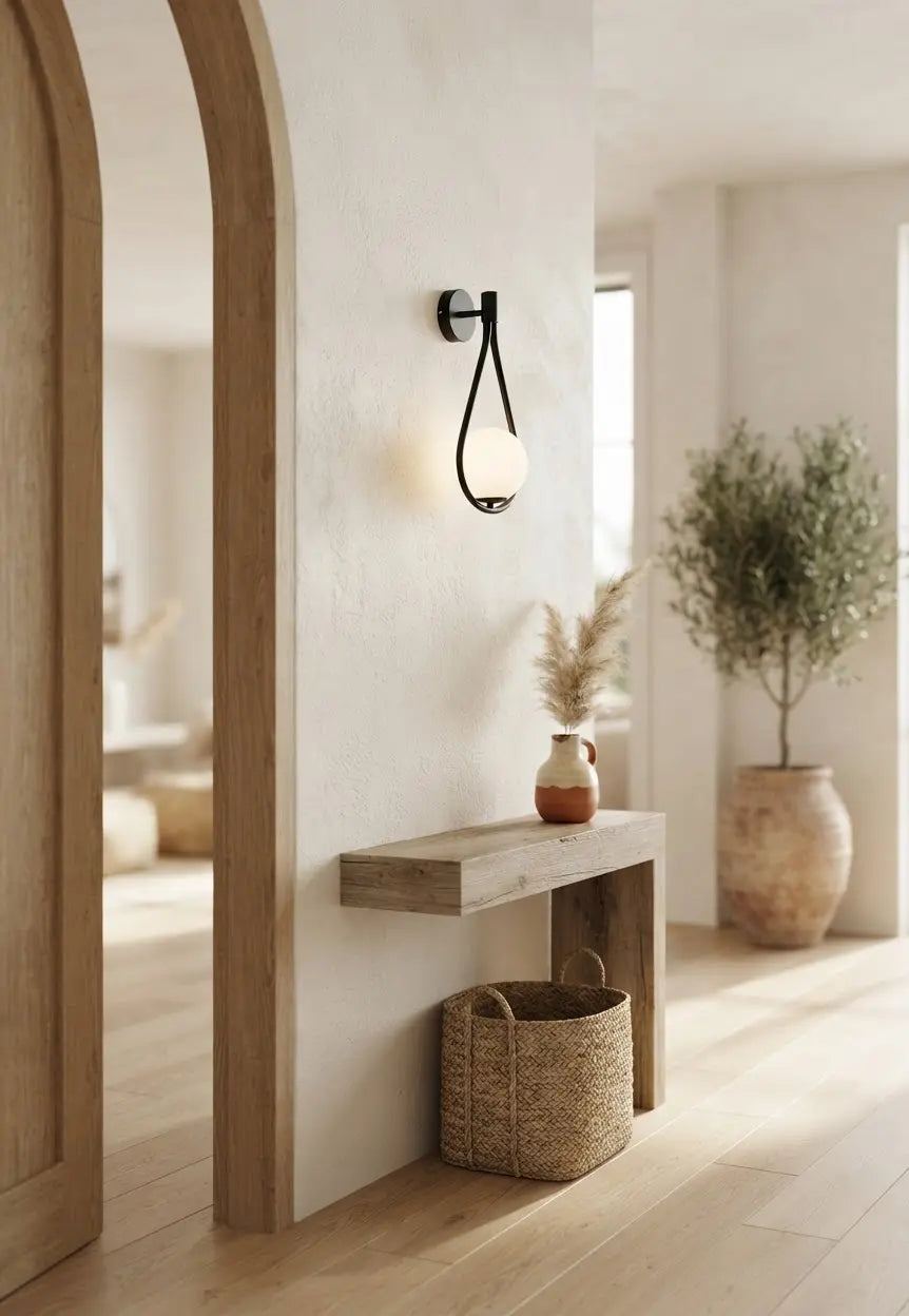 Aplique de Pared KULA — Globo Opalino LED