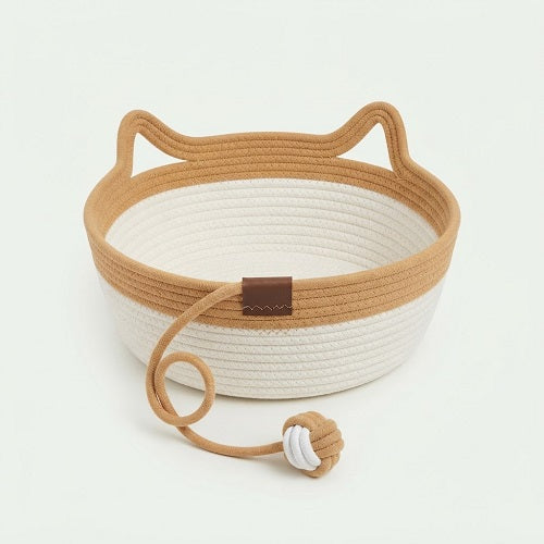 Cama para Gatos KATT — Cuerda de Algodón con Orejas