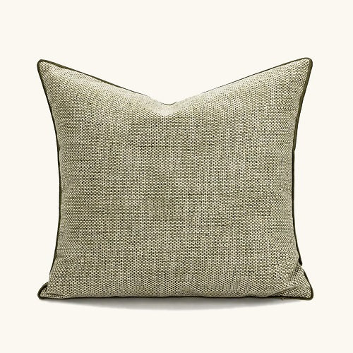 Funda de Cojín FALT — Verde con Pliegue en V, 45x45 cm