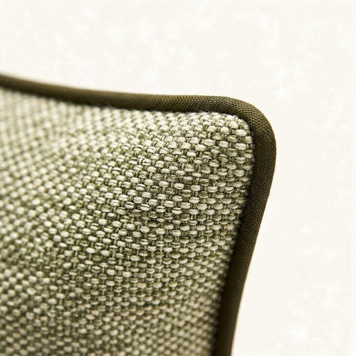 Funda de Cojín FALT — Verde con Pliegue en V, 45x45 cm