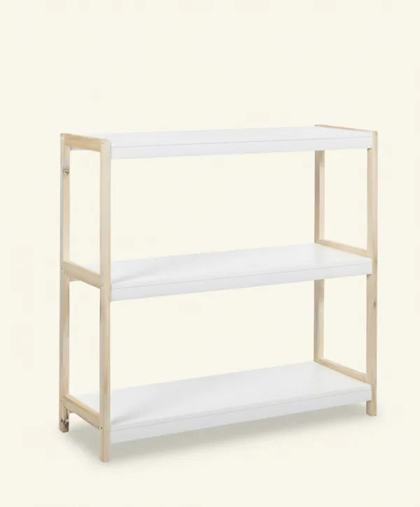 Estantería SOLHUSEN VIDA abeto blanco y madera natural
