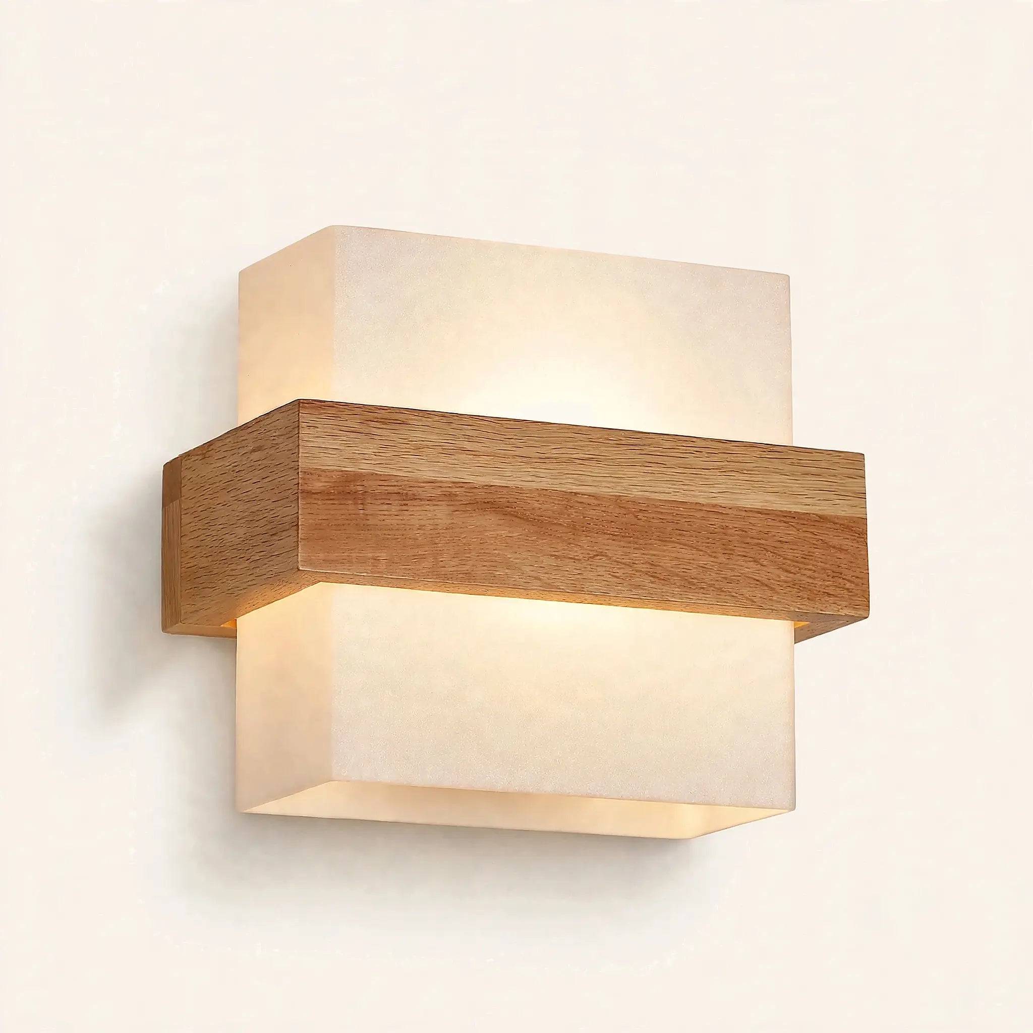Aplique de pared VED SOLHUSEN madera natural E27