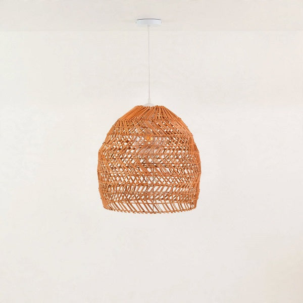 Lámpara Colgante ROTAN — Ratán Terracota, Ø36,5 cm