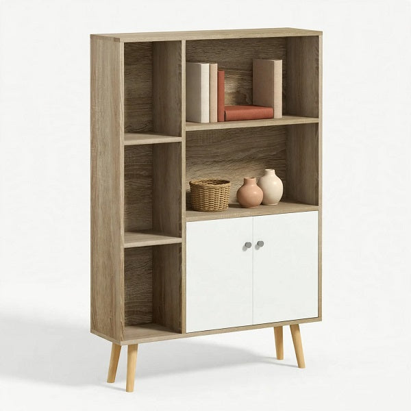 Librería HYLLE — 2 Puertas, 123 cm