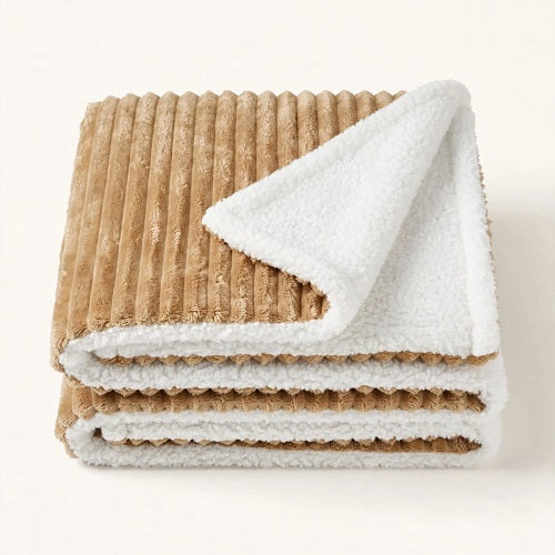 Manta KORD — Pana Reversible con Forro Sherpa 200x150 cm