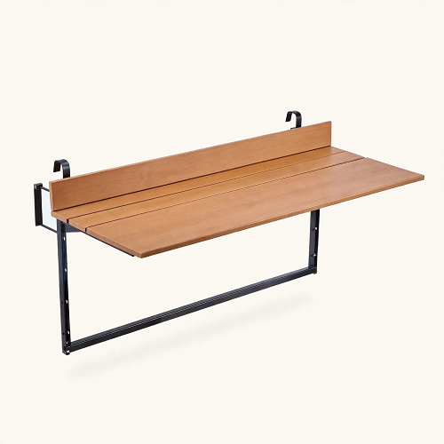 Mesa Colgante RACKE para Balcón — 100x34,5 cm - 5 Alturas