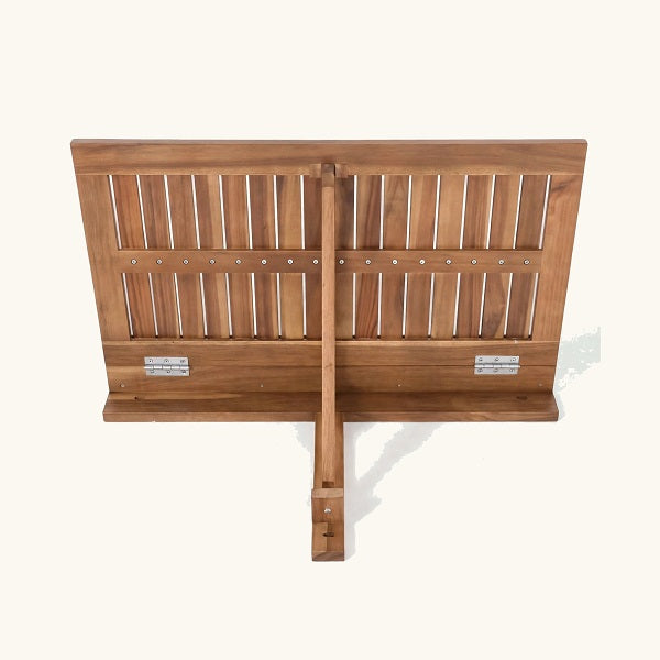 Mesa Abatible KLAPP — Acacia Maciza, 45x47x80 cm