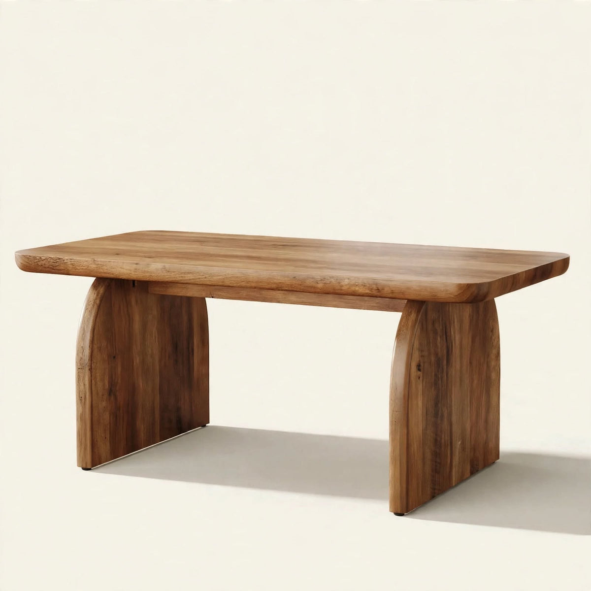 Mesa de Centro GARD — Rectangular Rústica, Madera, 120x60 cm