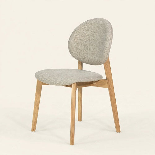 Silla de Comedor EKBO — Roble y Tapizado
