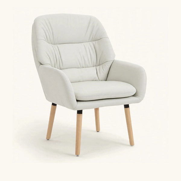 Sillón VILA — Cuero Sintético y Madera