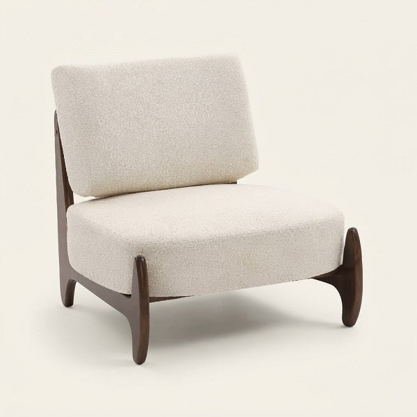 Sillón MYS — Tapizado Acolchado Crema