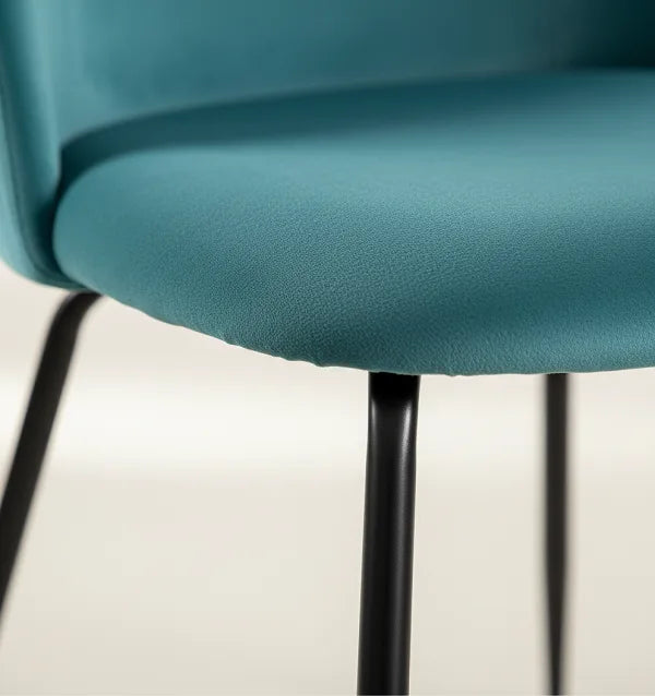 Silla de Comedor SIENA — Terciopelo y Metal
